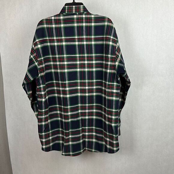Wrangler TwentyX 20X Button Down Shirt Mens Size Large Long Sleeve Plaid - Picture 5 of 9